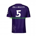 Camisolas de futebol Real Madrid Jude Bellingham 5 Y-3 Equipamento Quarto 2023/24 Manga Curta